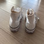 Converse  White Canvas High-Top Sneakers Photo 3