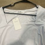 White Long Sleeve Bodysuit Photo 1