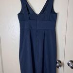 Antonio Melani Antonio Maleni Sleeveless Shirt Dress in Navy Pinstripe Dress - size 0 Photo 3