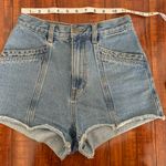 Princess Polly Princees Polly High Waisted Jean Shorts Photo 0