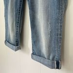 Miss Me Crop Jeans White Stitch Back Pocket Flap Bling JPS5014CR ~ Size 28 Photo 5