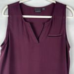 Covington  Purple V-neck Sleeveless Blouse XL Photo 1