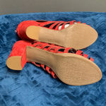 Bella Vita Women's Red Heels Size 11 WW Photo 1