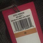 Vince Camuto Striped Ribbed Knit Button Shoulder Casual Sweater Plus Size Blouse Photo 3