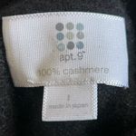 Apt. 9  Black 100% Cashmere Ling Sleeve Turtleneck Sweater Size Large Photo 3