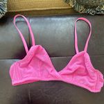 J.Crew Point D'Esprit Hot Pink French Bralette Photo 0