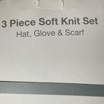 Time And Tru Women’s  Women’s 3 Piece Soft Knit Set Black with glitter Photo 3