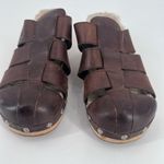 UGG ‎ Fisherman Ore Clogs Sherpa lined Gaucho shoes sandals Size 9 Photo 1