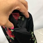 Draper James  RSVP black velvet floral short sleeve dress xs w/pockets Photo 2