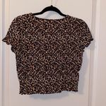 American Eagle Cheetah Print Crop Top Photo 1