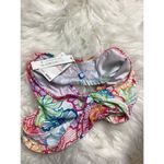 Bleu Rod Beattie New. Blue Rod Beattie floral sarong bikini bottoms. Photo 9