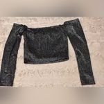 Forever 21 Off the shoulder size s  shimmer blouse Photo 7