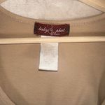 Baby Phat  Womens Beige Tan Gold Y2K Rouched VTG Short Sleeve Top Sz 3X Photo 2