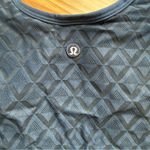 Lululemon Athletica Navy Geometric Sports Bra size small Photo 4