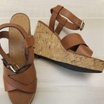 Tahari {9.5M}  Stevie Cork Wedge Sandals Photo 0
