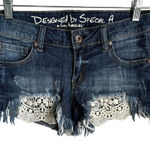 Special A Special‎ A Distressed Raw Hem Bootie Denim Shorts Photo 0