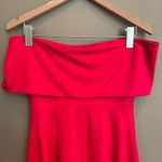 LPA  Off the Shoulder Dress 265 Red‎ Size Medium Photo 7