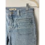 Madewell  Mid-Rise Kick Out Jeans 25 Petite Light Wash Front Welt Pockets Photo 3