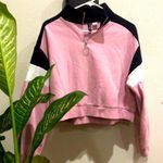 H&M π¦4/$25 Divided zip crop sweatshirt size L Photo 1