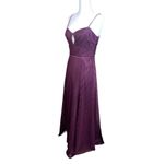 Jill Stuart Jill Eliza Lace Slip Gown Cutout Front in Purple 2 long maxi dress Photo 6