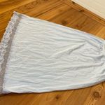 Woolite Women’s Vintage Lace Trim Half Slip Skirt Fairycore Ethereal Coquette S Blue Photo 3