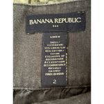 Banana Republic  Short Skirt Black Women’s size 2 Feminine Linen Boho Pleated Photo 4