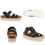 Madden Girl Black Espadrille Platform Sandals 8 Photo 1