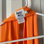 Princess Polly Orange Wrap Crop Top Photo 3