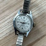 Lanco Rare Vintage Ladies Mechanical Winding Watch Stainless Bracelet Dial Hands Photo 4