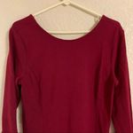 Talbots 𝅺 Maroon / Burgundy Long‎ Sleeve Tunic - Medium Photo 9