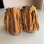 Not Rated  "XENIA" Tan Fringed Sandals - Metal Stud Trim Women's Size 7 Photo 7