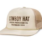 Sendero Cowboy Hat Trucker Hat Tan Photo 0