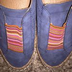 Brand New Blue & Rainbow Slip On Sneakers Size 8 Photo 2