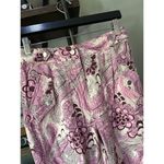 Derek Lam  10 Crosby Atticus Floral Tapered Linen Utility Pants Pink Womens Size Photo 6