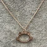 Kitty Cat Gold Necklace Photo 0