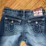 True Religion | Rainbow Billy Dark Pipeline Low Rise Denim Jeans Size 31 Photo 7
