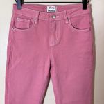 Acne Studios Straight Leg Jeans In Pink Salmon Size 28 Photo 3