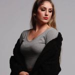 Bozzolo AS SEEN ON TIKTOK - Grey Long Sleeve Crop Top Photo 3