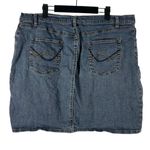 Venezia Vintage Knee Length Denim Jean Skirt Size 20 Blue Photo 2