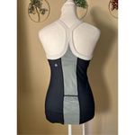 Lululemon Dark Navy Blue White Sage Green Tri Y Tank Size 4 Photo 1