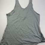 Athleta  Tank Top Athletic Workout‎ Fitness Casual Gray Striped Sleeveless M Photo 0