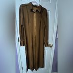 Madewell  Long Sleeve Brown Shirt Dress Photo 2