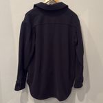 Banana Republic Athleta Black Retroplush Shirt Jacket size XS Photo 7