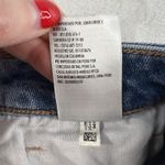 American Eagle  Sz 2 Mom Jeans Stretch High Rise Busted Knee Light Wash Denim Photo 10