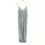 ZARA  Spaghetti Strap Boho Printed Jumpsuit with Pockets Size‎ Medium Photo 1