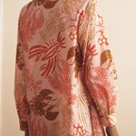 Farm Rio Lobster Print Oversized Button-Front Shirt/Tunic, Size S Photo 3