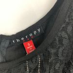 Therapy Short Sleeve Black Lace Romper Size S Photo 1