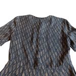 ALC Frank A.L.C. Button-Down Shift Dress 100% Silk Fun Print Short Sleeve Size 4 Women's Photo 8