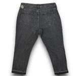 a.n.a NEW  Womens High Rise Straight Jeans Black Dark Rinse Denim Plus Size 18W Photo 4