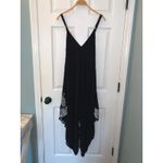 Sacred Threads NWT  Black Floral Embroidered Jumpsuit Photo 3